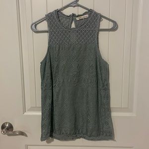 Green tank top
